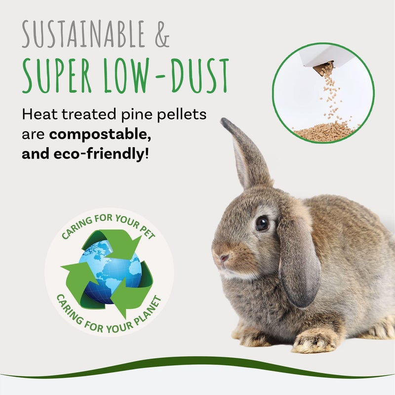 Small Pet Select Pine Pellet Bedding 8lb, Litter Pellets for Rabbit, Guinea Pig, Hamster, Bunny and other Small Animals, Made in USA, 8lb - Image 5